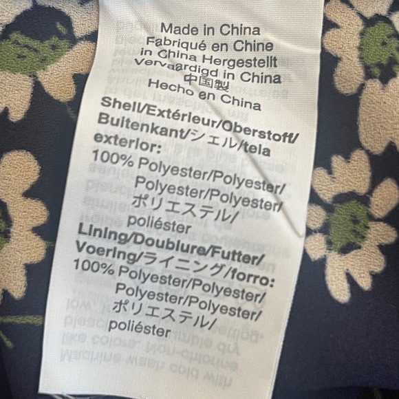 Madewell Peekaboo sleeve midi hillside Daises faux wrap floral flattering dress - Picture 10 of 11